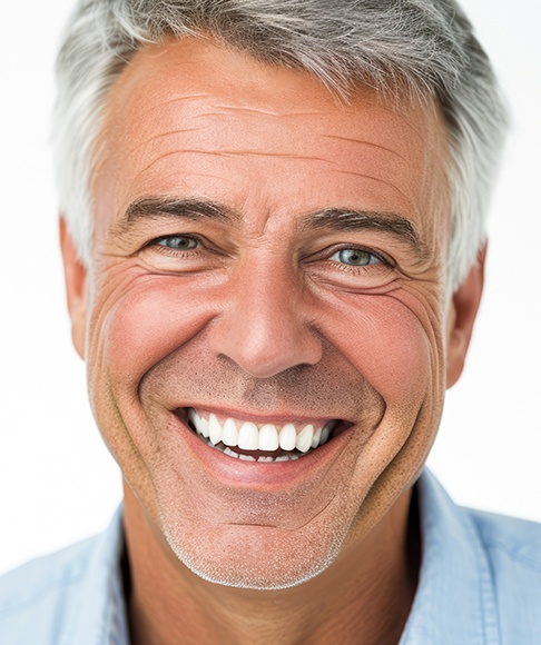 Portrait of mature man with attractive smile